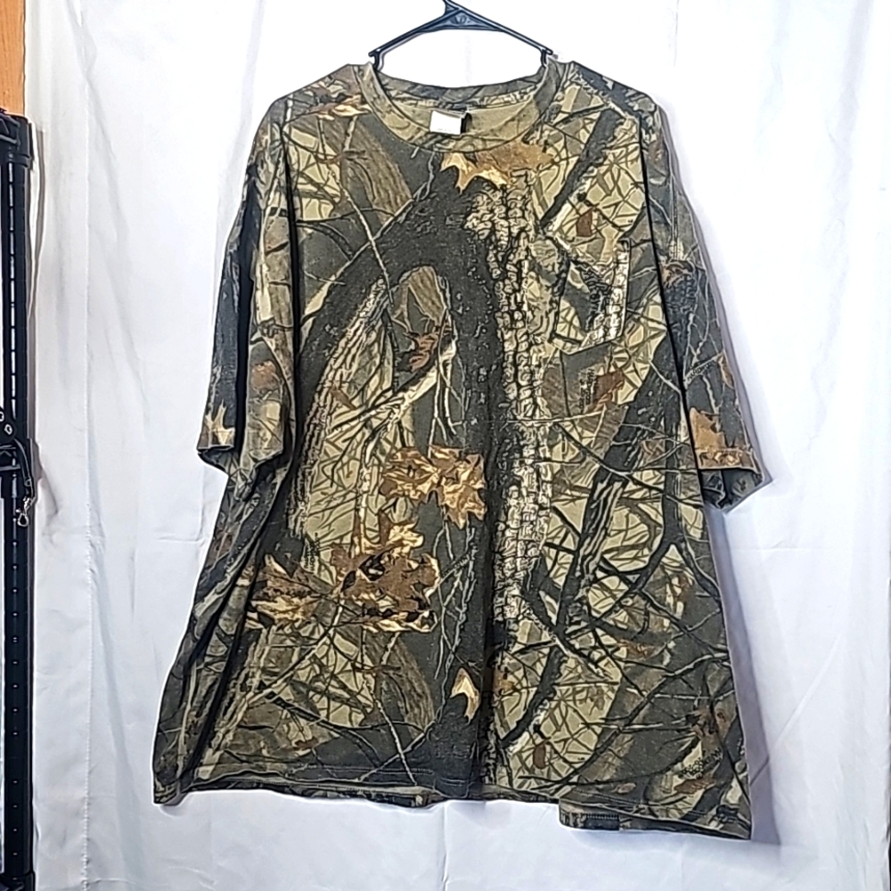 Jerzees Outdoors Camo T-shirt,  Vintage MEN'S 3XL